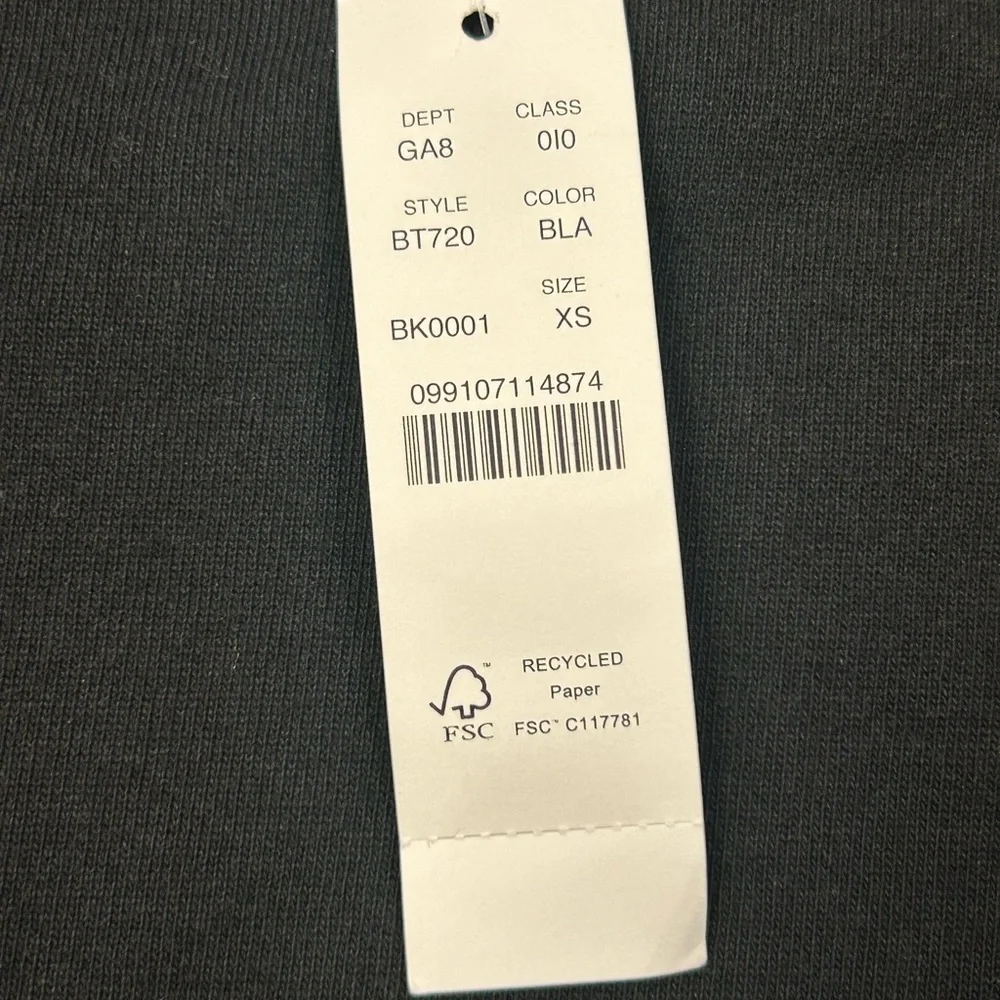J.Crew Women’s Mariner Jersey Cropped Boatneck Top Feather Cuff Sleeves XS NWT - Picture 8 of 8